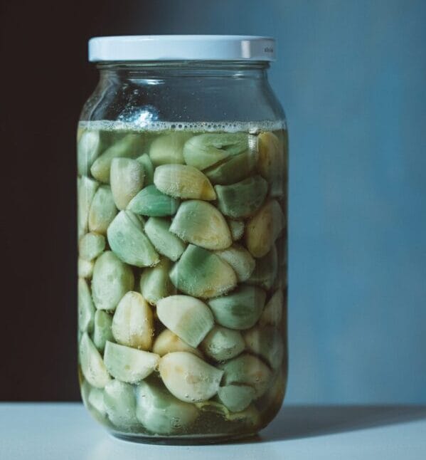 Starter van gefermenteerde knoflooktenen