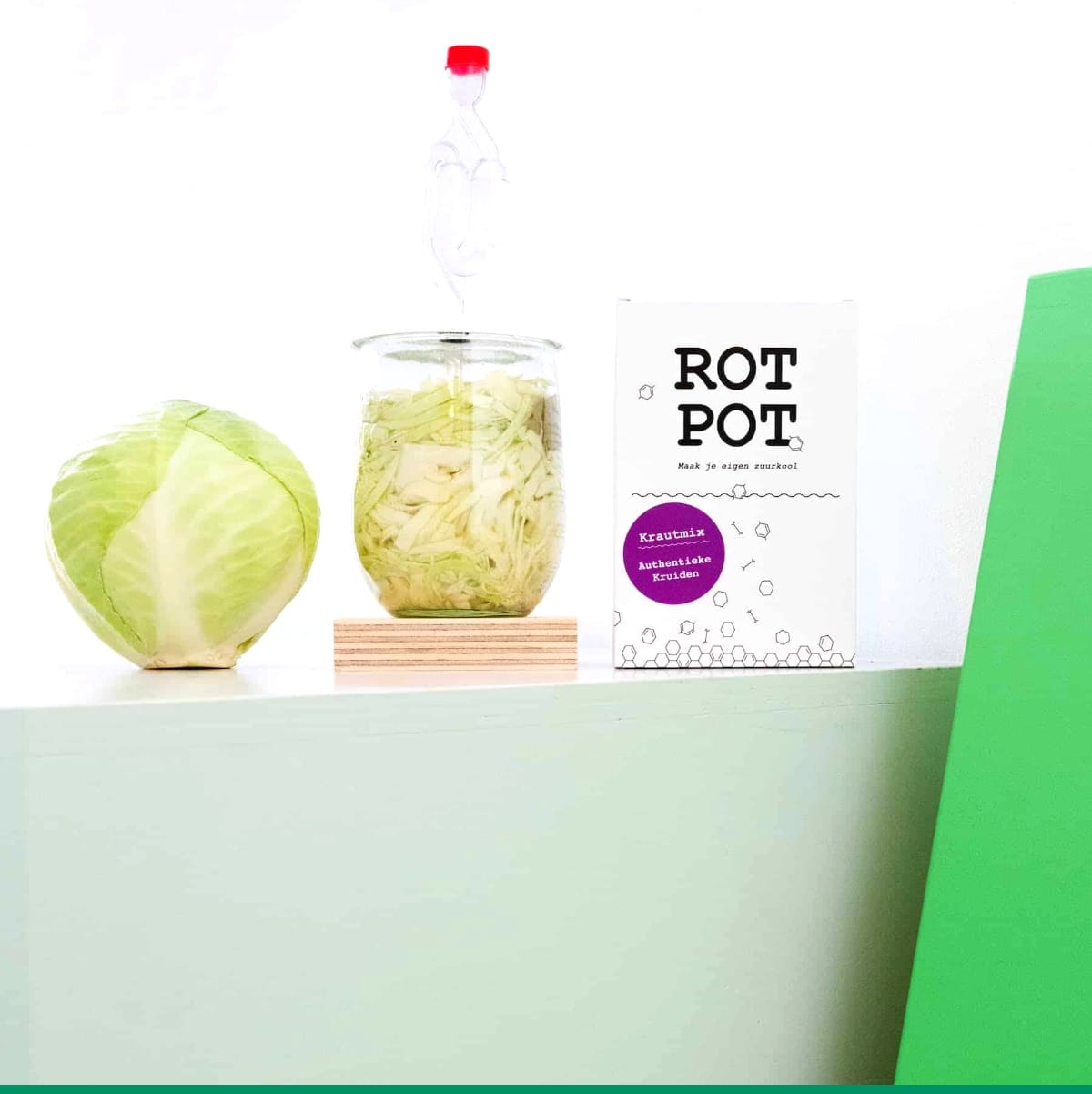 Zelf zuurkool maken met de RotPot Kraut kit